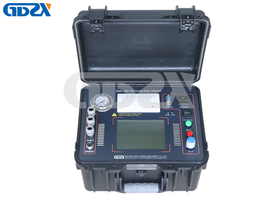 ZXMD-2001 SF6 Density Relay Auto Calibration Tester With Online Modification Of System Pressure