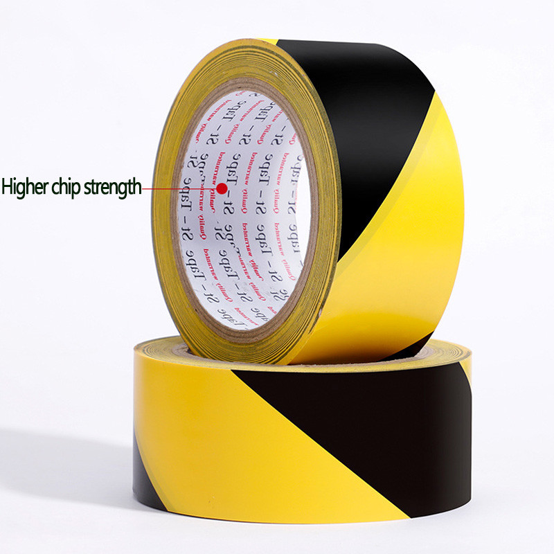 Floor Marking Tape PVC Red White Color Zebra Crossing Warning Tape