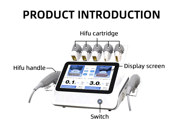 newest hifu 7d facial y corporal replacement cartridge hifu body contouring hifu machine