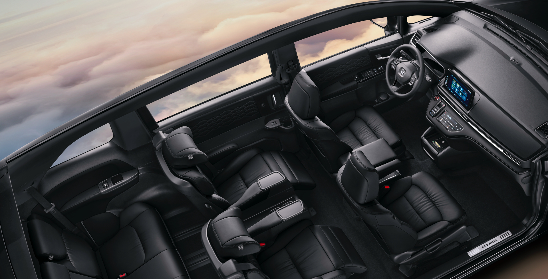 Max Speed 160km/h Multiple Colors Honda Elysion 2023 Energy Hybrid Electric Vehicle 7 Seats Medium MPV Luxury HEV Car