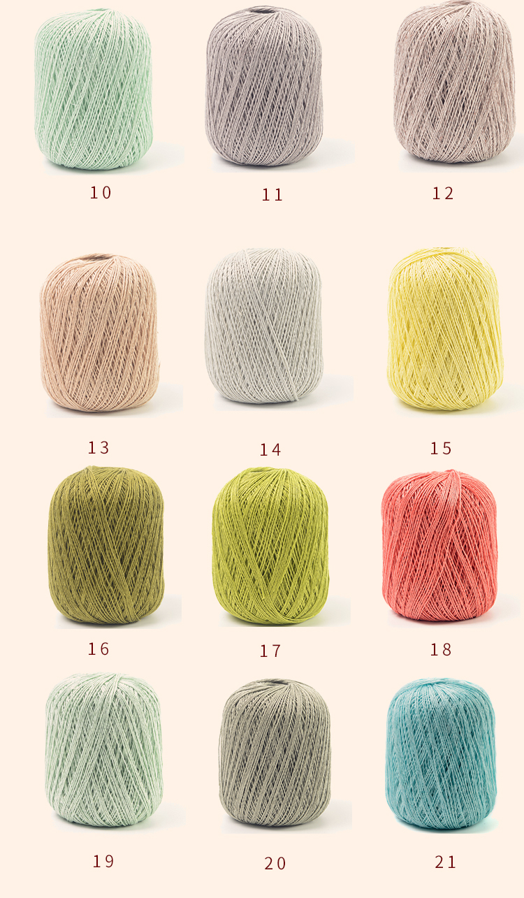 100%Linen 6 Ply Crochet Wool Yarn Yarn Hand Knitting