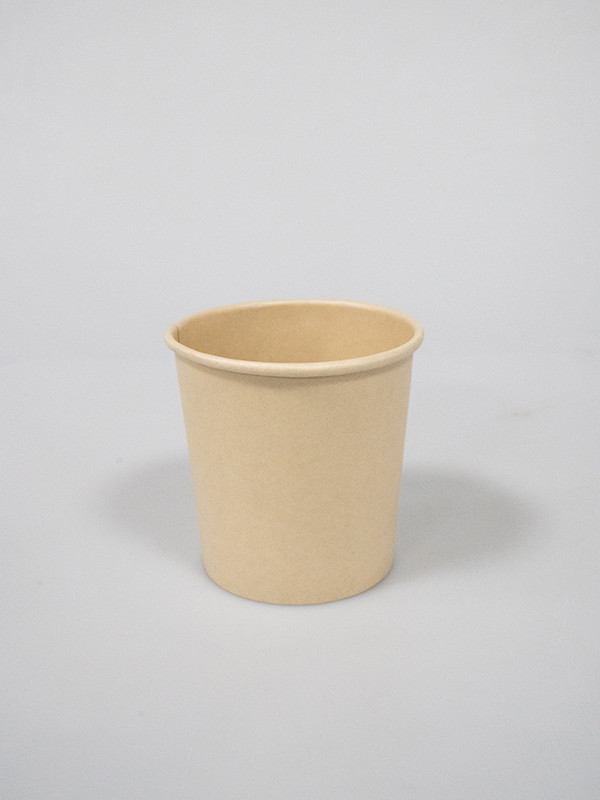 Bamboo Fiber Paper Soup Cup Compostable Biodegradable Coating