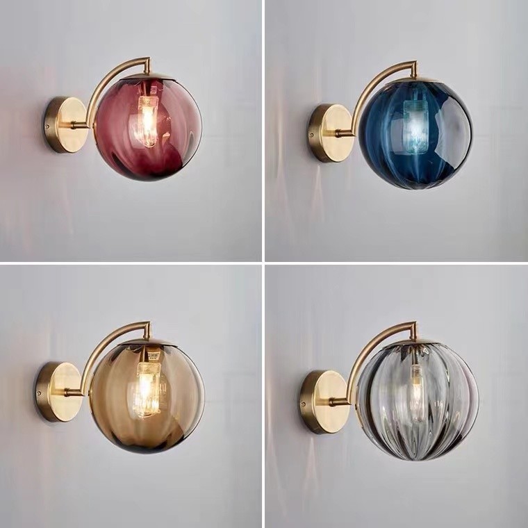 Minimalist gold and black led bedroom wall lights simple black led minimalist indoor Wall Lamp