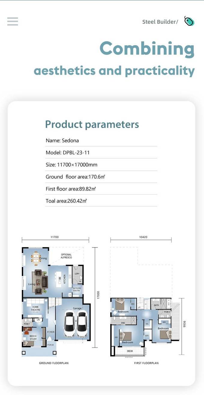 Modern Prefab Homes With Light Gauge Steel Framing Systems AS/NZS