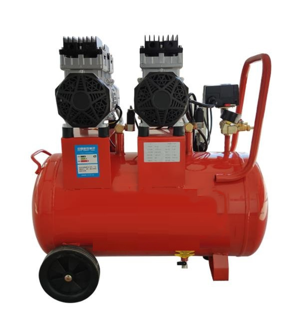 70dB Red Dual Piston Air Compressor 112MM Direct Driven Type