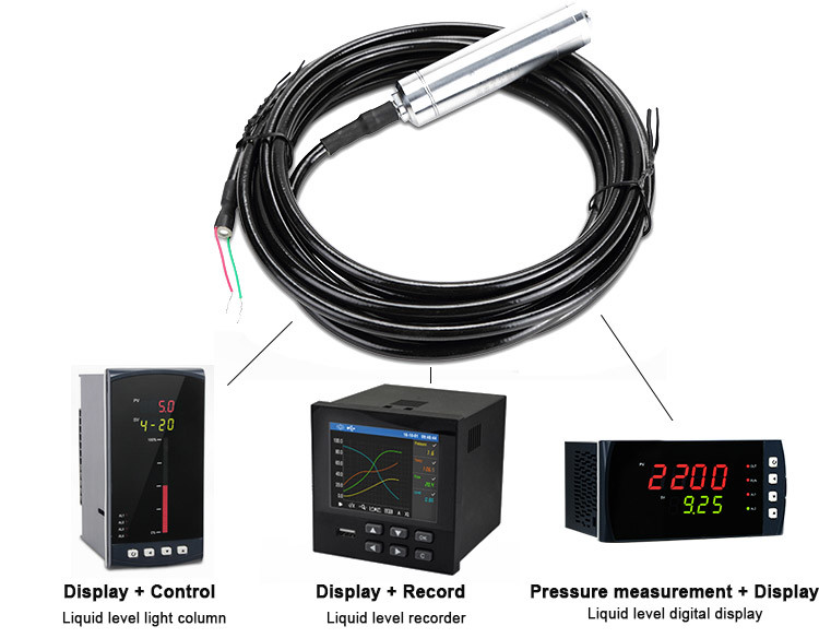 Submersible Tank Pool Liquid DN20 Hydrostatic Water Level Sensor