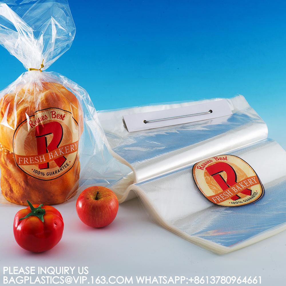 BOPP CPP Bread Vegetable Lettuce Food Storage Biodegradable Bakery Package Vegetable