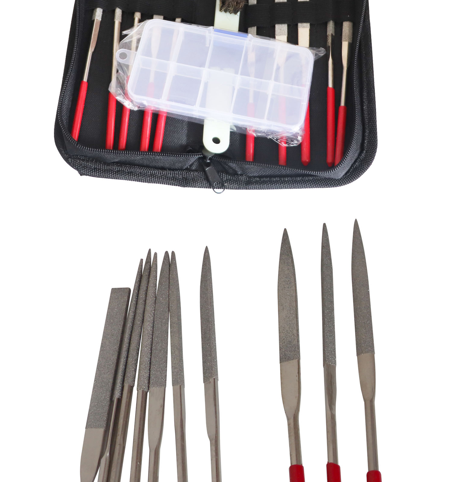Electroplated Metal File Set For Metal Glass Stone Rough Carving