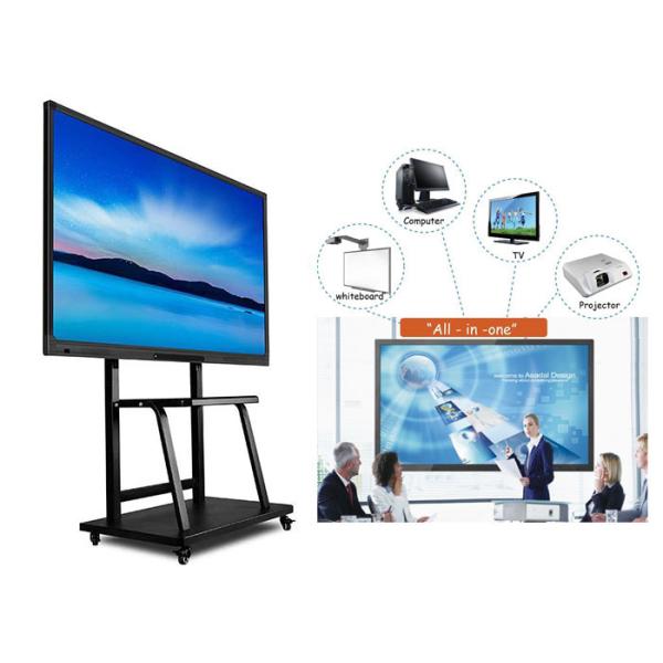 75 Inch 4K Interactive Digital Whiteboard With Vector Touch & Authentic Pen Touch