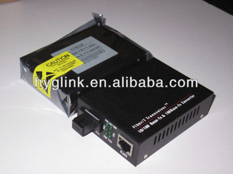 Audio Singlemode LEEE 802.3 Single Fiber Converter Half Duplex