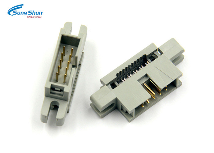 Electrical Connector 16 Pin Ribbon Cable , 1.27mm Box Header Flat Ribbon Cable