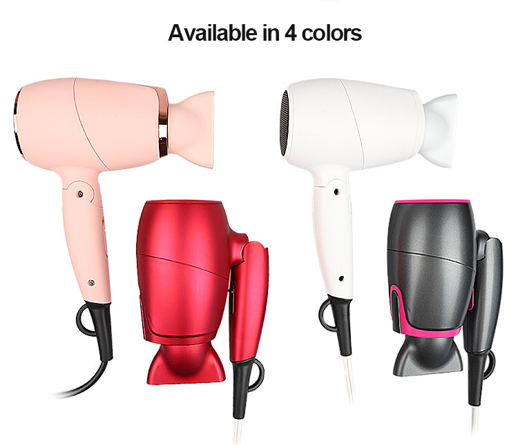 50/60Hz Hair Blow Dryer , Portable 1200W Negative Ion Hair Dryer