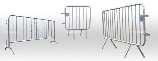 Europe crowd barriers with heavy-duty galvanized tubing and welds