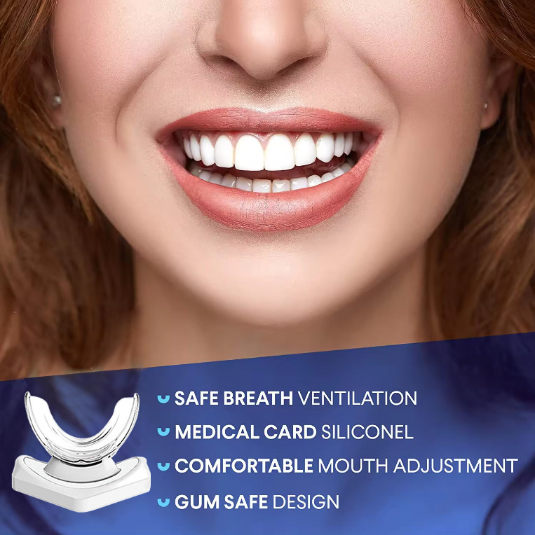 Mini Wireless Led Cold Blue Light Smoky teeth improve Silicone Teeth Whitener