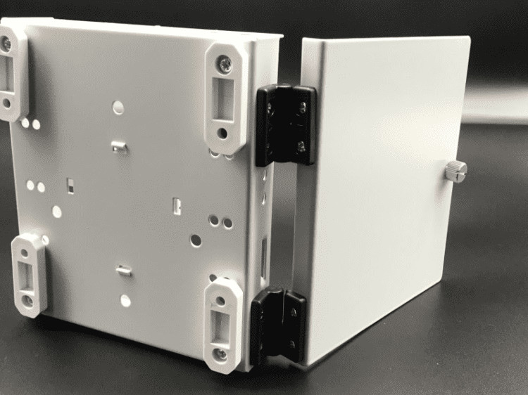 Mini Wall Mount 4 Port Fiber Termination Box SC Clamshell FTTD