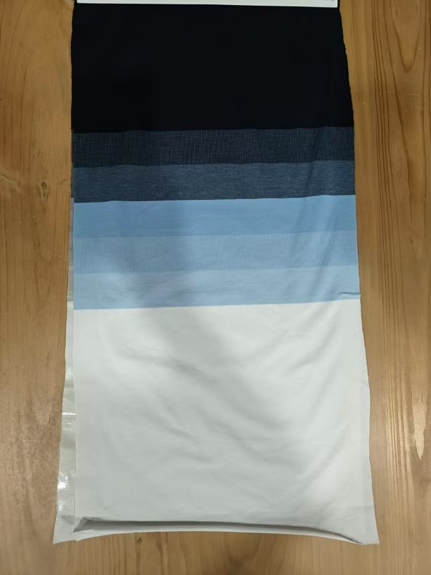 Comfortable And Fashionabl And Durable And Skin-Friendly Striped Knit Fabric For Casual Wear