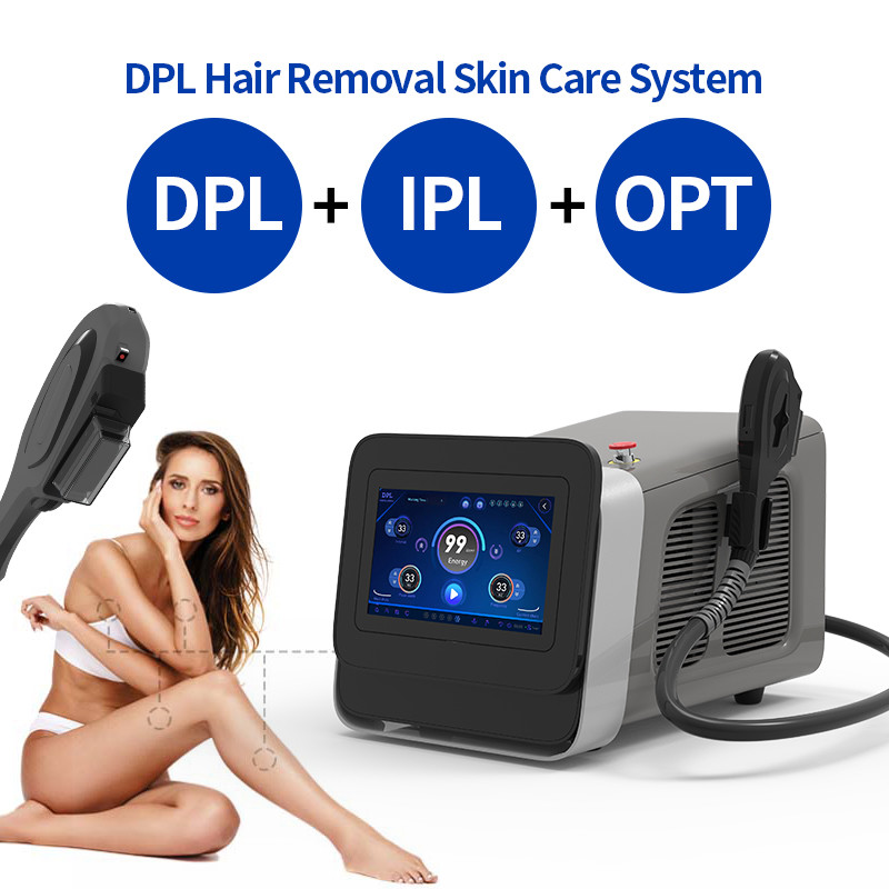 Vertical SSR Skin Rejuvenation SHR Hair Removal Machine Face Lifting Equipment