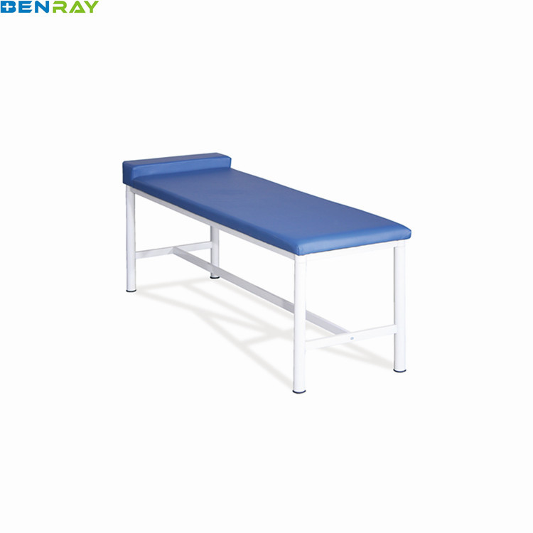 Power Coated Steel Frame Hospital Steel Medical Exam Bed Table