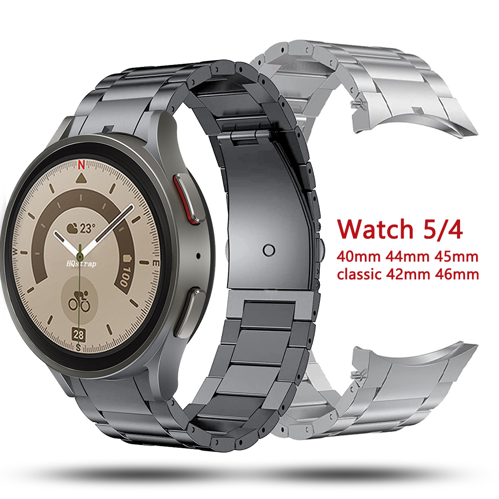 Titanium WatchBand for GaLaxy Watch 5 4 40mm 44mm 45mm Lightweight and Comfortable