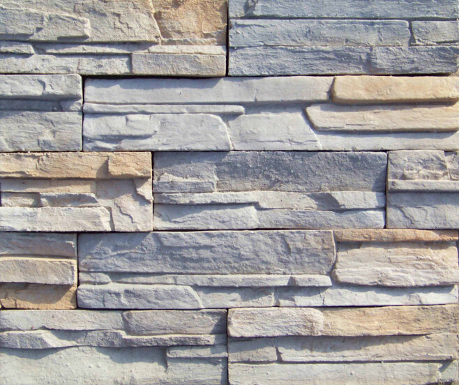 Lightweight PVC Artificial Cultured Stone Panel 3D PU Polyurethane Faux Wall Veneer