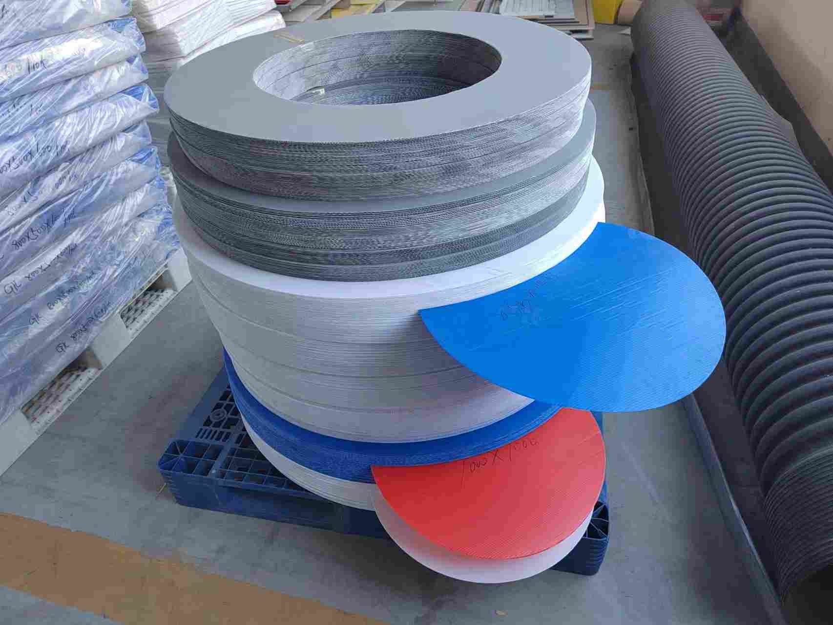 Blue Red Plastic Coated Corrugated Sheets 8mm Anti Static Round Corrugated Sheets