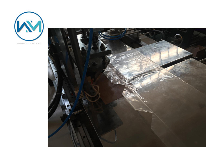 Square bottom Bag OPP PE Side Sealing Bag making machine For Bread Bag / gift bag