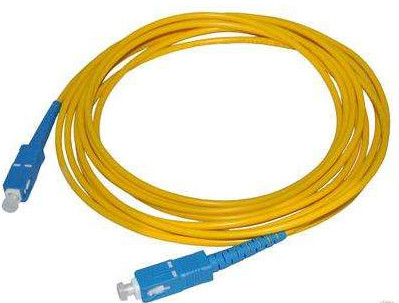 Simplex SC to SC Fiber Optic Patch Cord 9 / 125 μm Singlemode 3.0mm LSZH Jacket