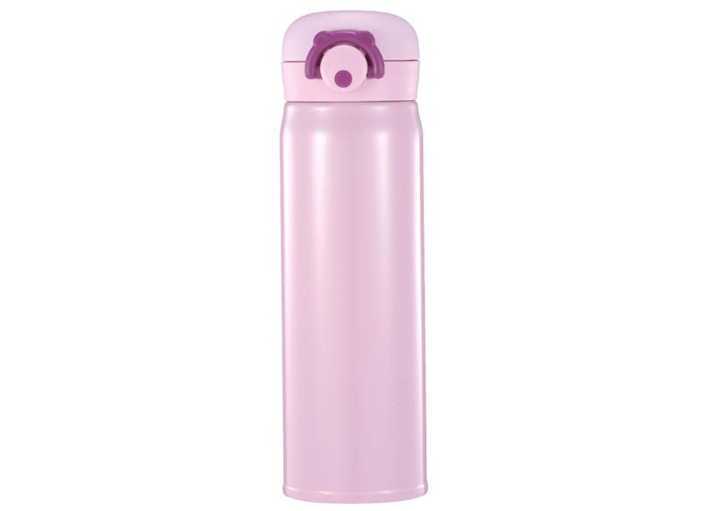 Solid Color Kitchen Household Items Stainless Steel Vacuum Cup Straight Body