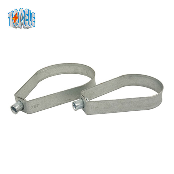 Silvery Electrical Swivel Steel Pipe Clamps UL Standard 1/2''-8''