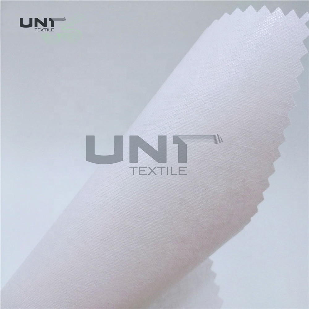 Fusible 100% Cotton Collar Woven Interlining For Formal Shirt