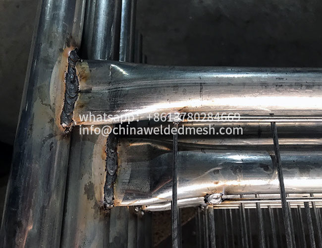 6x12 Portable Chain Link Temporary Fencing Panels Galvanized Iron ISO approval