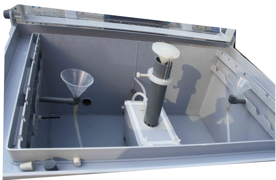 Accurate Salt Spray Test Chamber With RT 5C-70C Pressure Barrel Temperature Range