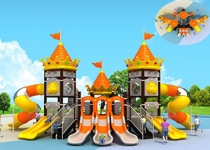 Themed Commercial Outdoor Play Equipment Staticless Skidless ODM Available