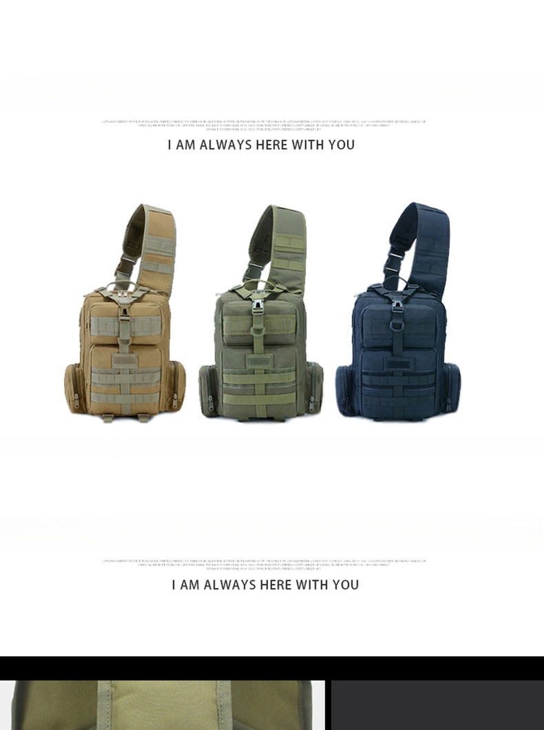 Multicolor Molle Shoulder Backpack With Design And Multi-Function For Outdoor Training