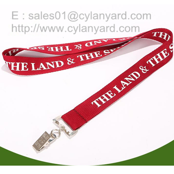 imprinted polyester badge lanyards