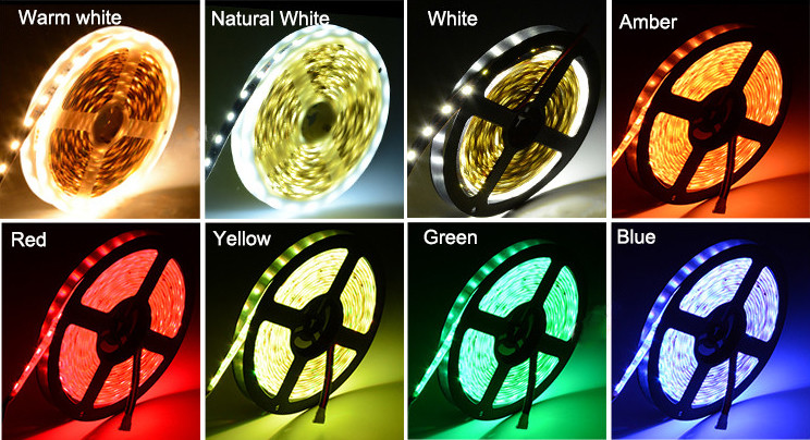 Super High Brightness Flexible LED Strip Lights IP20 S Type Plug In Heat Resistant PCB