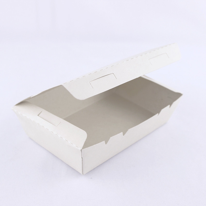 Kraft Eco Friendly Food Box Glossy Matt Lamination Biodegradable Paper Packaging