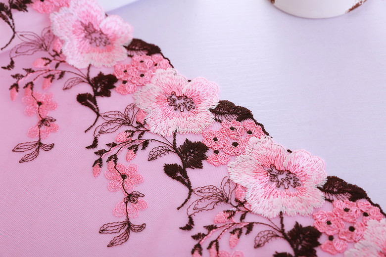 Plum-Blossom Embroidery Edge for Cloth Dolls/Pajamas Lace Border
