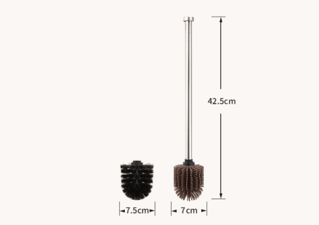 Long Handle Cleaner Toilet Brush Set High Performance 42.5 X 7 Cm