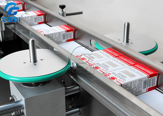 Single Side Box Corner Labeling And Sealing Machine Automatic Box Label Applicator