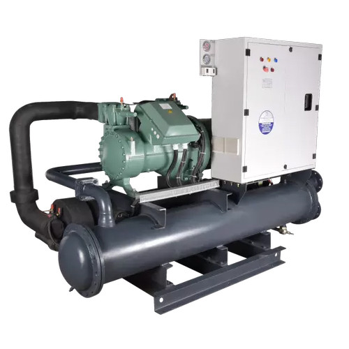 Refrigerant Water Cooling Chiller Screw Titanium Water Cooled Industrial Chiller
