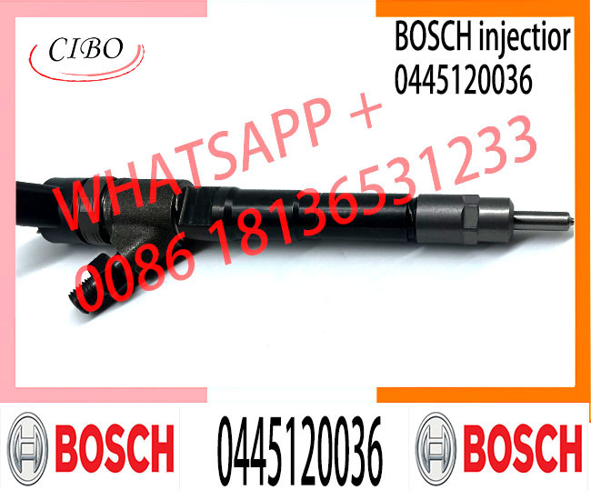 Diesel Engine Fuel Pump Injector Assemblies 0445120036 0986435507 504086469 Common Rail Injector 0445120036