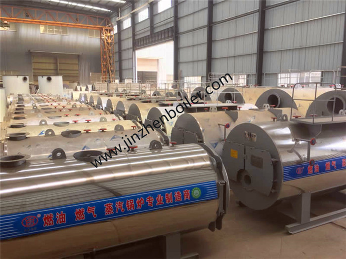 Horizontal Gas Oil Fired 2 Tons 2000kg 150hp Industrial Steam Boilers For Tomato Paste Processing Machine
