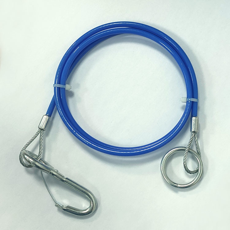 TPU PU PVC PA Coating Steel Wire Rope Sling Stainless Steel Wire Rope Safety Cable