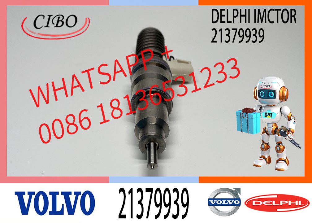 Diesel Fuel Injector 21379939 BEBE4D27002 Injector 4 Pin 2159131 3847790 For VOL-VO Penta MD13 Engine Truck MD13 Engine