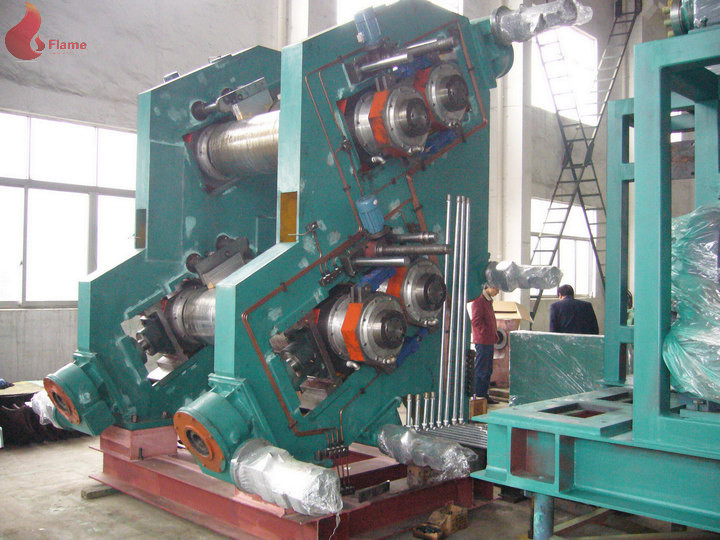 S Type PLC Control Srubber calendering machine / 4 roll calender machine