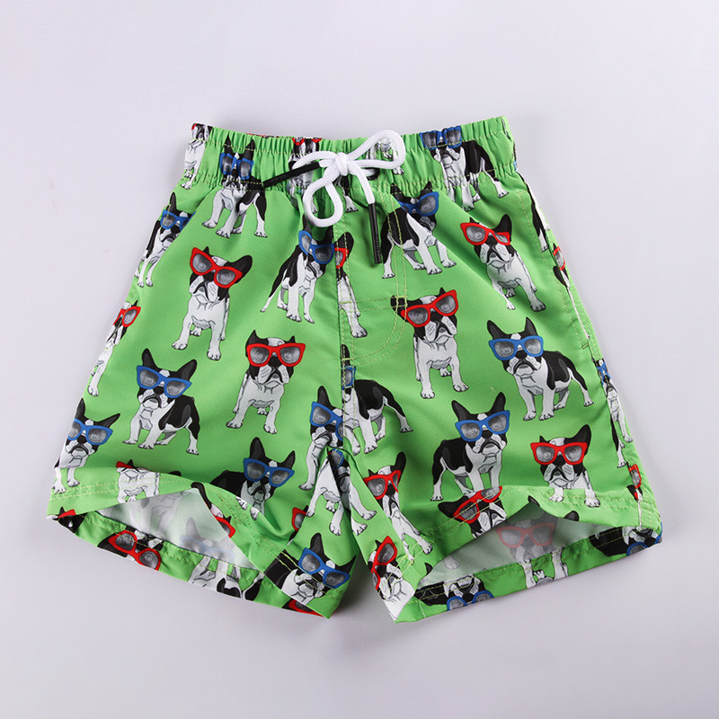 Mens Pant Print 100% Polyester Quick Dry Swim Trunks