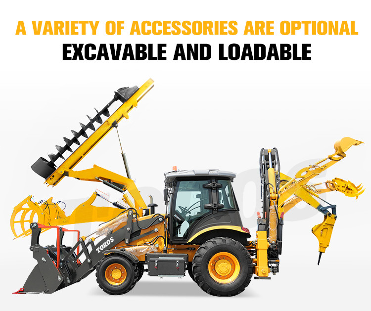 0.3m3 Bucket Excavator Backhoe Loader Equipment High Power