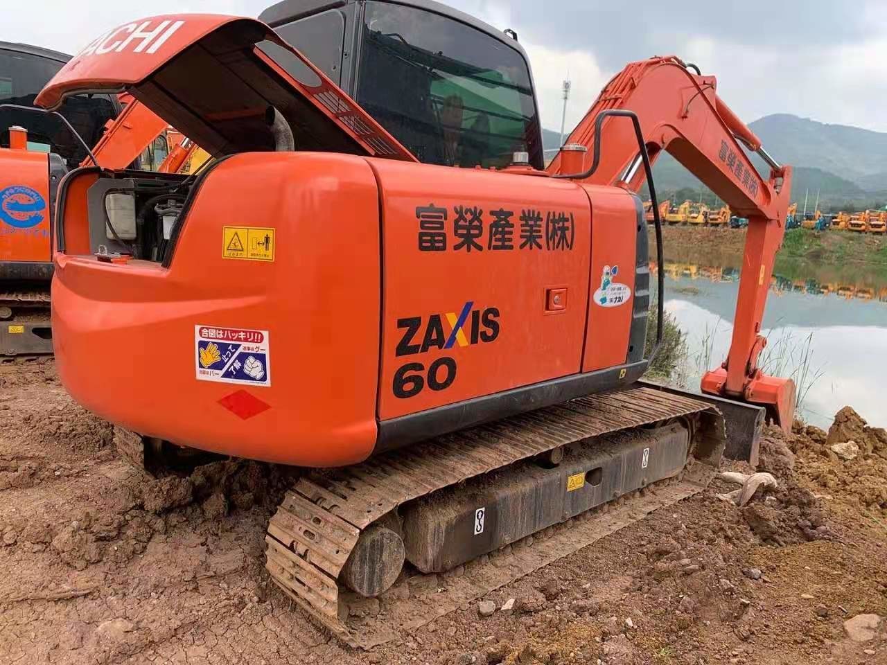 6 Ton Fuel Saving Used ZX60 Hitachi Small Excavator