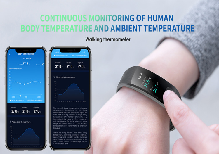 Color Display Blood Pressure Sleep Tracker Bracelet
